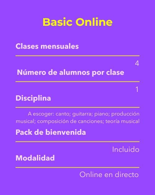 Basic online precio