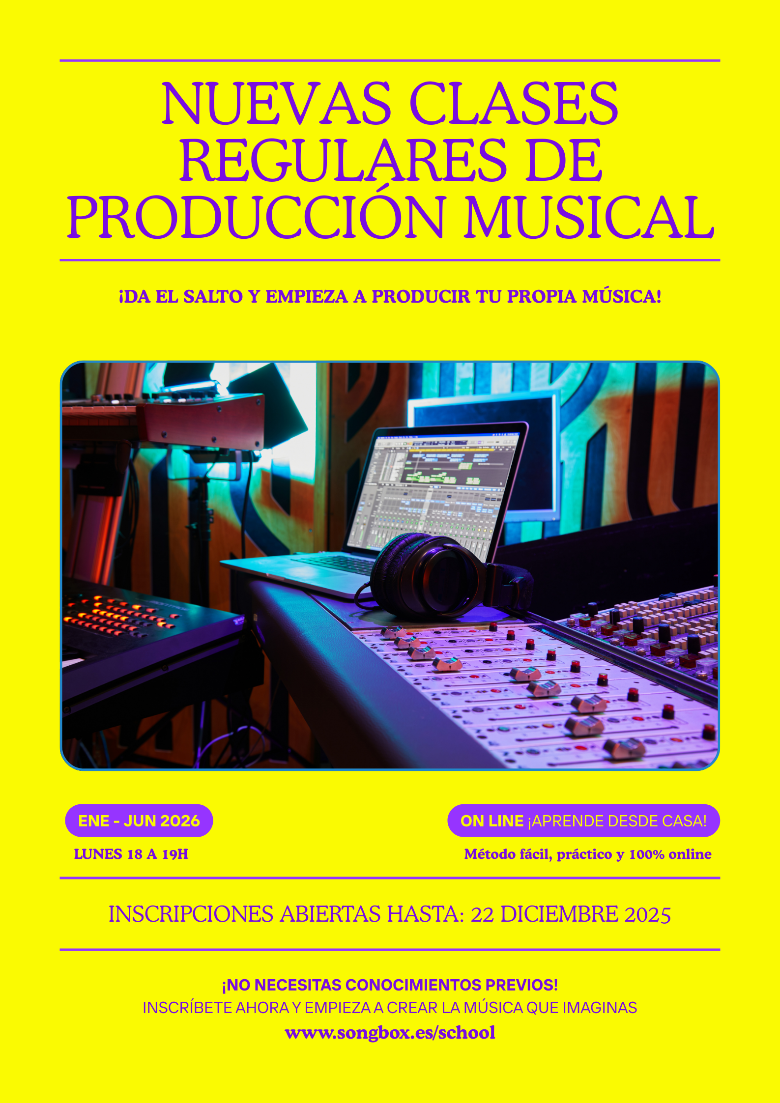 Clases producción musical online